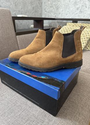 Чоловічі черевики zara, в гарному стані, замша, розмір 42