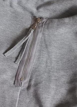 Рлзпродаж! платье h&amp;m трикотажная серого кольра, размер xs 160/80a 3
