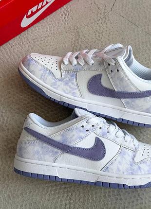 Кроссовки nike dunk low pulse white/light blue