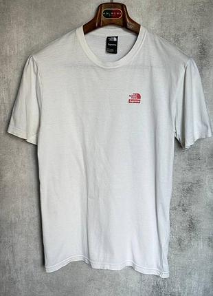 Supreme the north face statue of liberty tee white