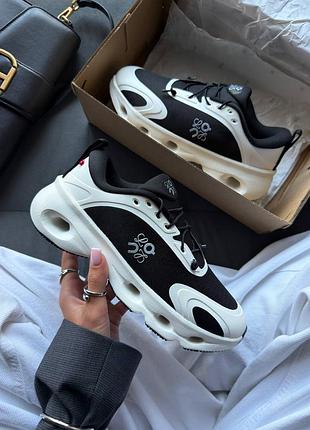 Кросівки on cloud solo x loewe white/black
