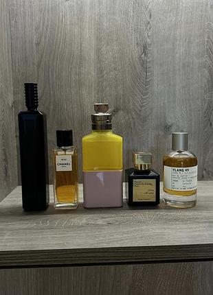 Le labo ylang 49, dries van noten , serge lutens, maison francis kurkdjian,