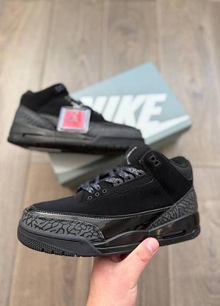 Стильні кросівки air jordan 3 retro 'black cat'