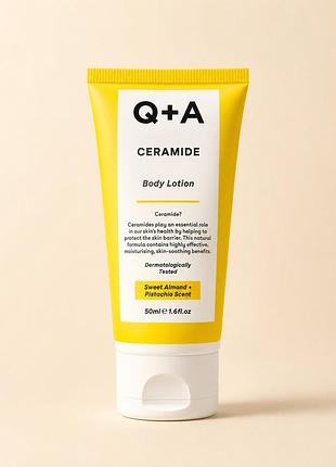 Лосьйон для тіла q+a ceramide body lotion 50 мл sweet almond & pistachio original