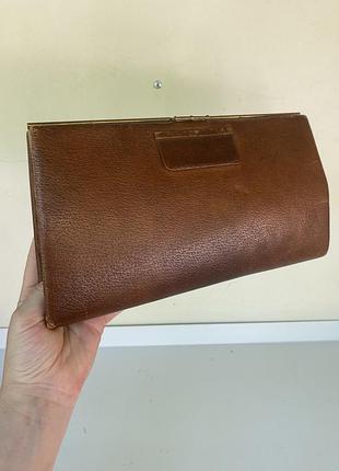 Антикварна шкіряна сумка-ридикюль kynhook (made in england, 1930/40s)