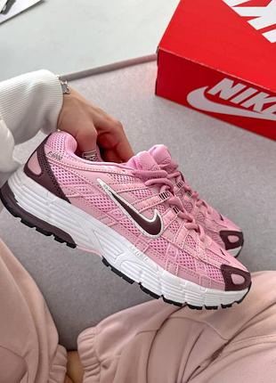 Кросівки легкі зручні nike p-6000 pink