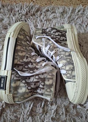 Высокие женские кеды dior b23 high-top размер 40