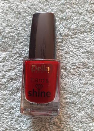 Укрепляющий лак для ногтей hard &amp; shine, от delia cosmetics