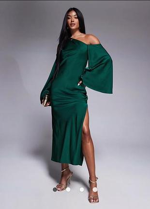 Сатинова сукня asos