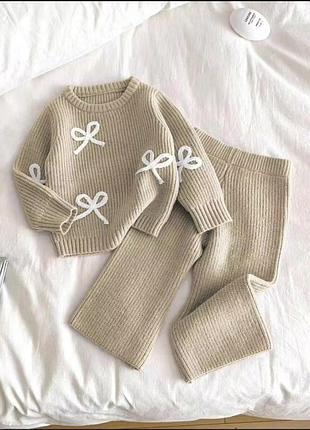 Костюм комплект з бантиками shein
