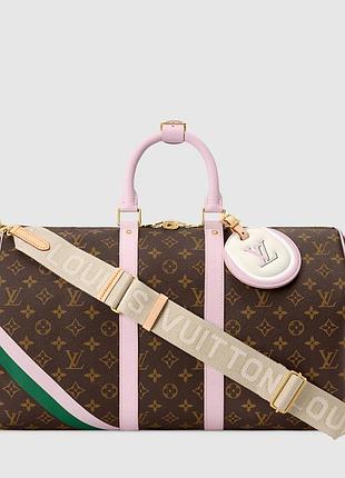 Keepall 45 monogram canvas premium большая брендовая сумка люкс дорожная