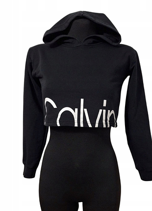 Худи женское укороченное calvin klein, размер s. 2