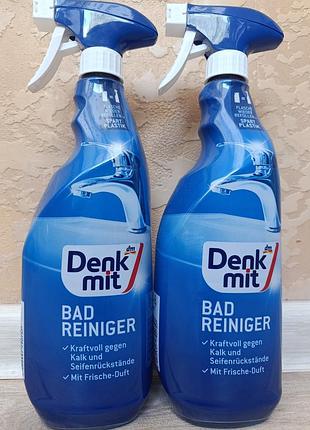 Засіб проти вапняного і мильного нальоту denkmit badreiniger, 1l