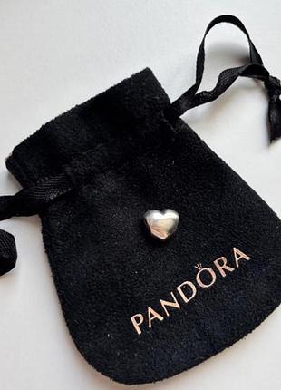 Оригінальний срібний шарм pandora серце