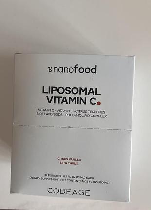 Codeage liposomal liquid vitamin c pouch - ліпосомальний вітамін c 1000 мг
