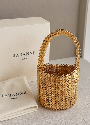 Винтажная металлическая сумка в стиле rabanne1969