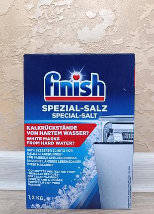 Сіль для посудомийної машини finish spezialsalz 1,2 кг