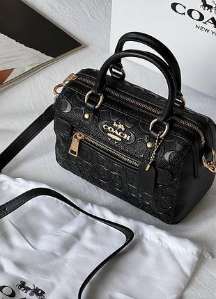 Жіноча сумка coach mini rowan крос-боді