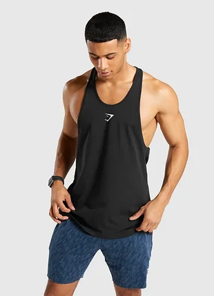 Чоловіча спортивна майка gymshark critical stringer tank