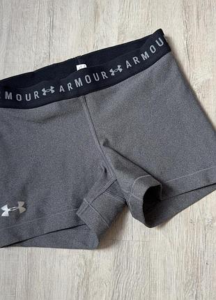 Шорти жіночі міні спортивні компресійні сірі under armour
