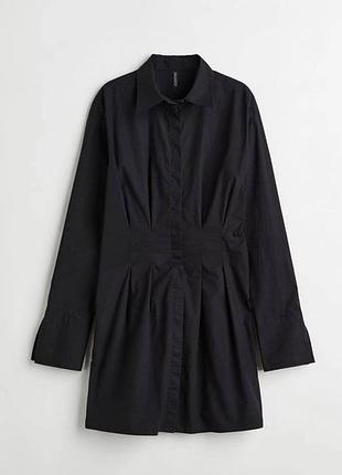 Котонове плаття-сорочка h&m