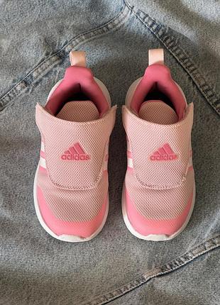 Рожеві кросівки adidas 25 розмір