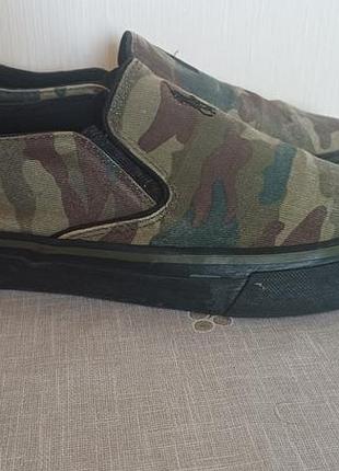 Слипоны кеды polo ralph lauren камуфляж р.41 ст.26см