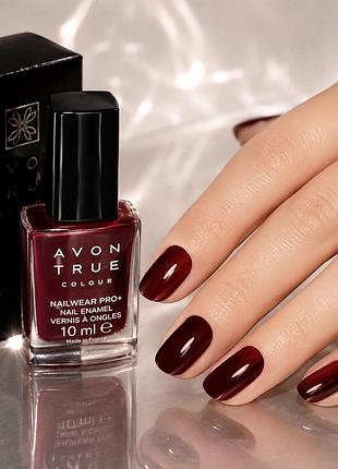 Лак для нігтів avon true colour nailwear pro+ cherry jubilee 10 мл оригінал новий