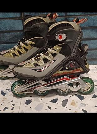 Ролики rollerblade crossfire 90 mx р. 43 магниевая рама, 90 мм