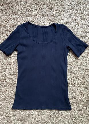 Футболка женская синего цвета marks &amp; spencer