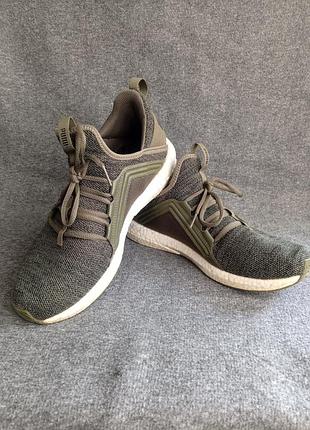 Puma softfoam training, масло, зеленые, мужские кроссовки