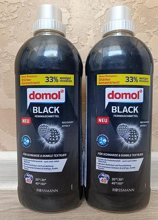 Гель для прання чорних тканин domol black, 1 л