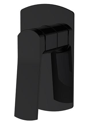 Смеситель скрытого монтажа volle solo черный латунь 160x90мм 1510.101404