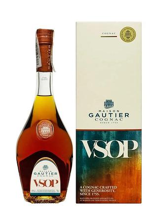 Коньяк gautier vsop 40% 0.7 л в подарунковій упаковці
