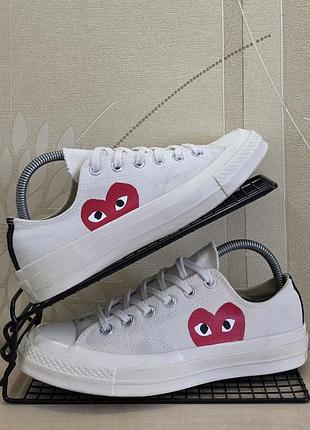 Кеди comme des garcons play x converse chuck 70 оригінал розмір 39