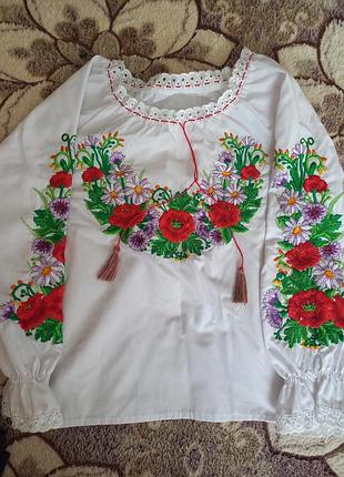Вышиванка на возраст 6-8 лет