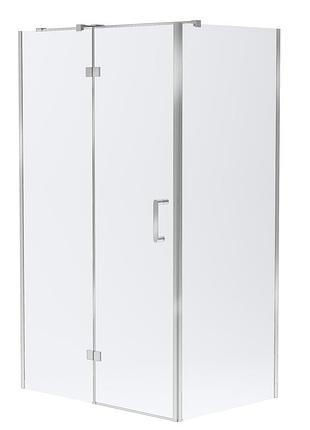 Sota 120-c душова кабіна 120*80*200см прямокутна, реверсивна, двері розпашні, профіль хром, скло прозоре