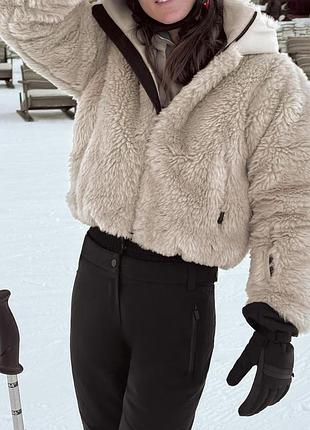 Нова жіноча гірськолижна куртка zara з рукавицями, s, ski collection recco