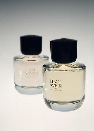 Набор женских духов zara red vanilla 90ml + black amber 90ml