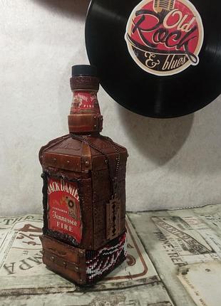 Дизайнерская бутылка jack daniels, ручная работа