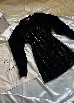 Zara сукня і паєтки