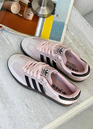 Кросівки adidas samba og sandy pink core black