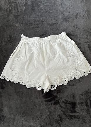 Білі шорти zara