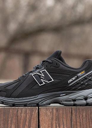 Чорні кросівки унісекс new balance 1906r cordura black white х нью беланс 43