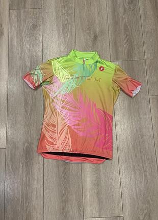 |м| жіноча велофутболка castelli / велоджері / джерсі castelli tabula rasa women jersey
