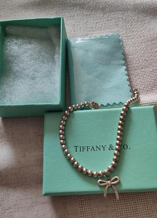 Браслет на руку  tiffany & co из серебра 925 пробы.