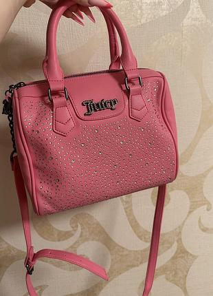 Сумка juicy couture pink lemonade dazzle satchel