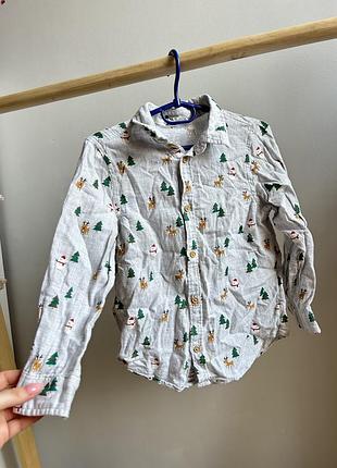 Легка сорочка для хлопчиків 110 см