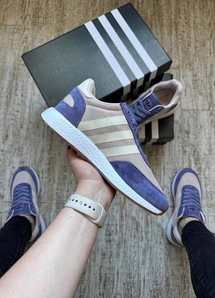 Кросівки жіночі  iniki beige & violet