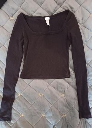 Топ чорний жіночий h&m